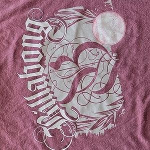 Men’s Billabong Graphic Logo T-shirt Burgundy Vintage